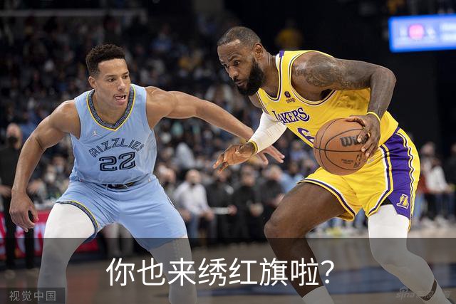 你也来绣红旗啦？